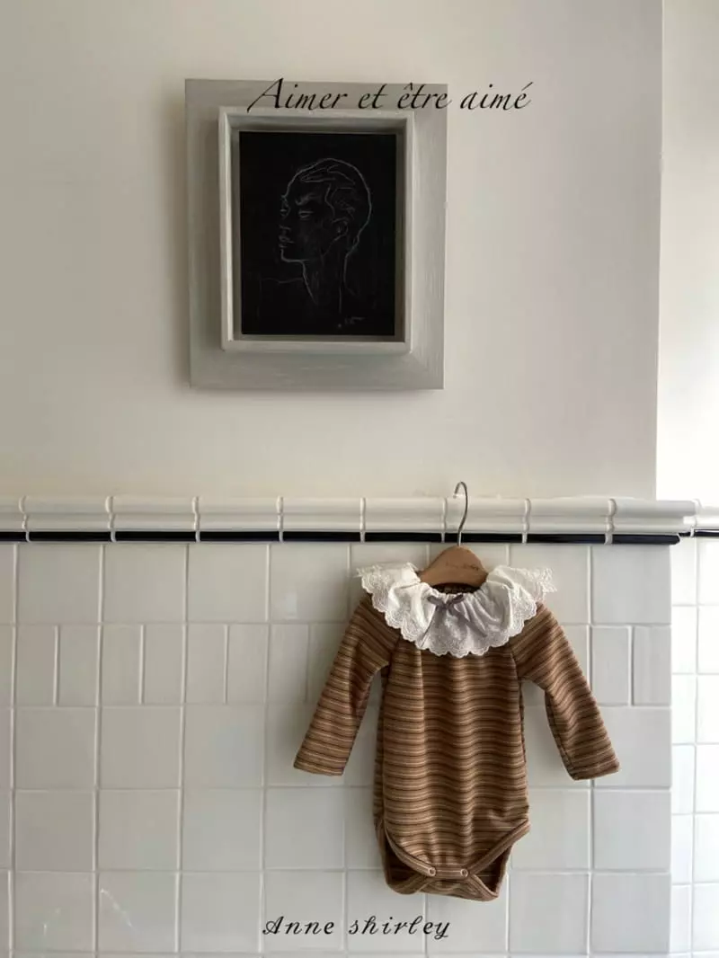 Anne Shirley - Korean Baby Fashion - #onlinebabyshop - Moco Frill Bodysuit - 12