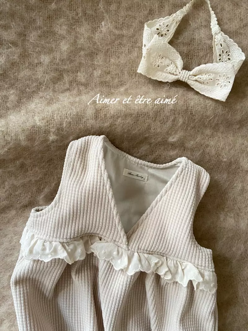 Anne Shirley - Korean Baby Fashion - #onlinebabyshop - Wendy Vest Bodysuit - 7