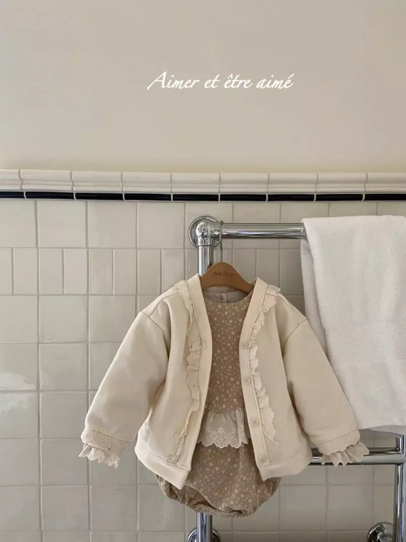Anne Shirley - Korean Baby Fashion - #onlinebabyshop - Sweet Lace Bodysuit - 4