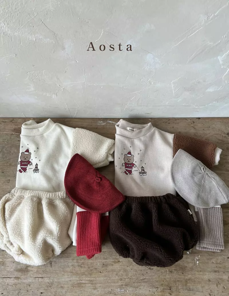 Aosta - Korean Children Fashion - #Kfashion4kids - Teddy Bear Bloomer - 12