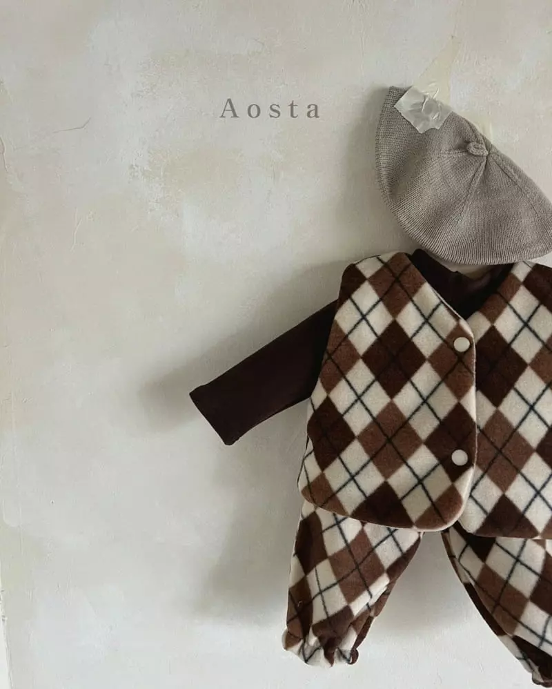 Aosta - Korean Children Fashion - #Kfashion4kids - Cloud Reversible Vest - 7
