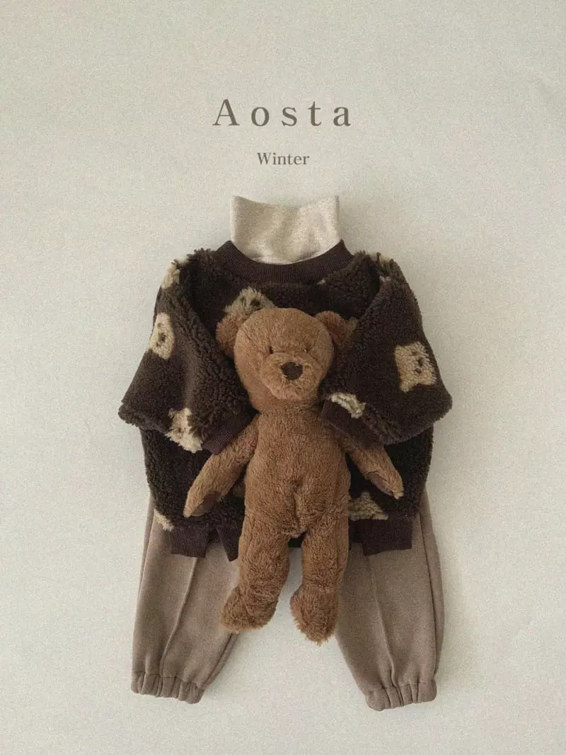 Aosta - Korean Children Fashion - #Kfashion4kids - Teddy Bear Sweatshirt - 9