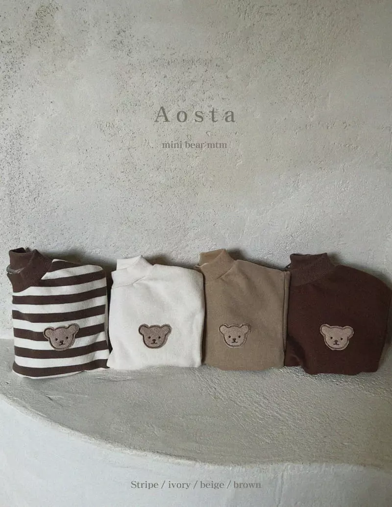 Aosta - Korean Children Fashion - #Kfashion4kids - Mini Bear Sweatshirt - 2