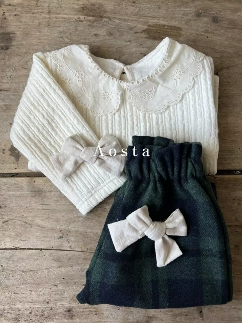 Aosta - Korean Children Fashion - #Kfashion4kids - Check Pants - 11