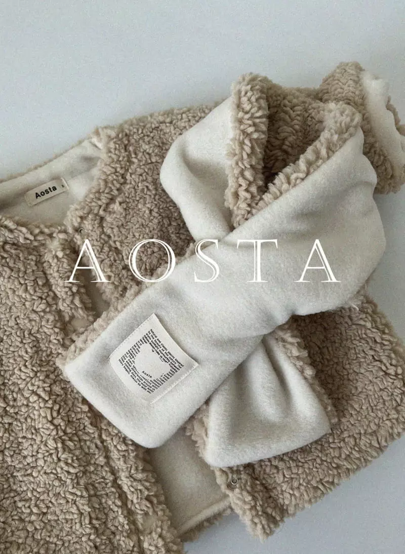 Aosta - Korean Children Fashion - #childofig - Muffler Jacket - 9