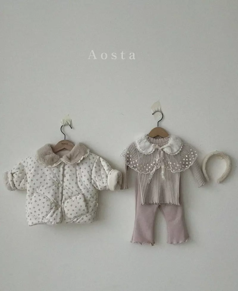 Aosta - Korean Children Fashion - #childofig - Camellia Jacket - 9