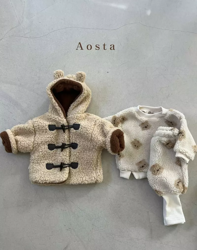 Aosta - Korean Children Fashion - #childofig - Bear Jacket - 8