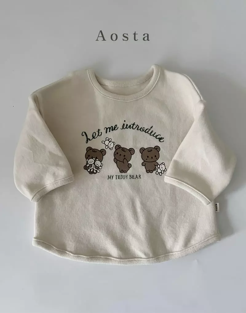 Aosta - Korean Children Fashion - #childofig - Bear Three Tee - 12