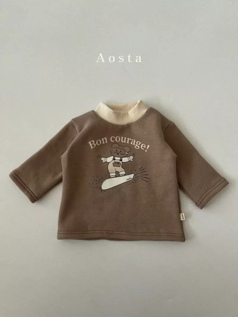 Aosta - Korean Children Fashion - #childofig - Winter Bear CLub Tee - 7