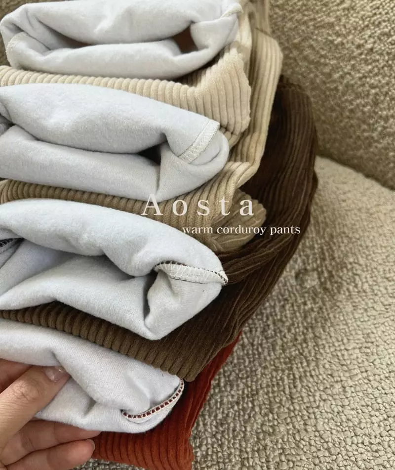 Aosta - Korean Children Fashion - #childofig - Rib PAnts - 3