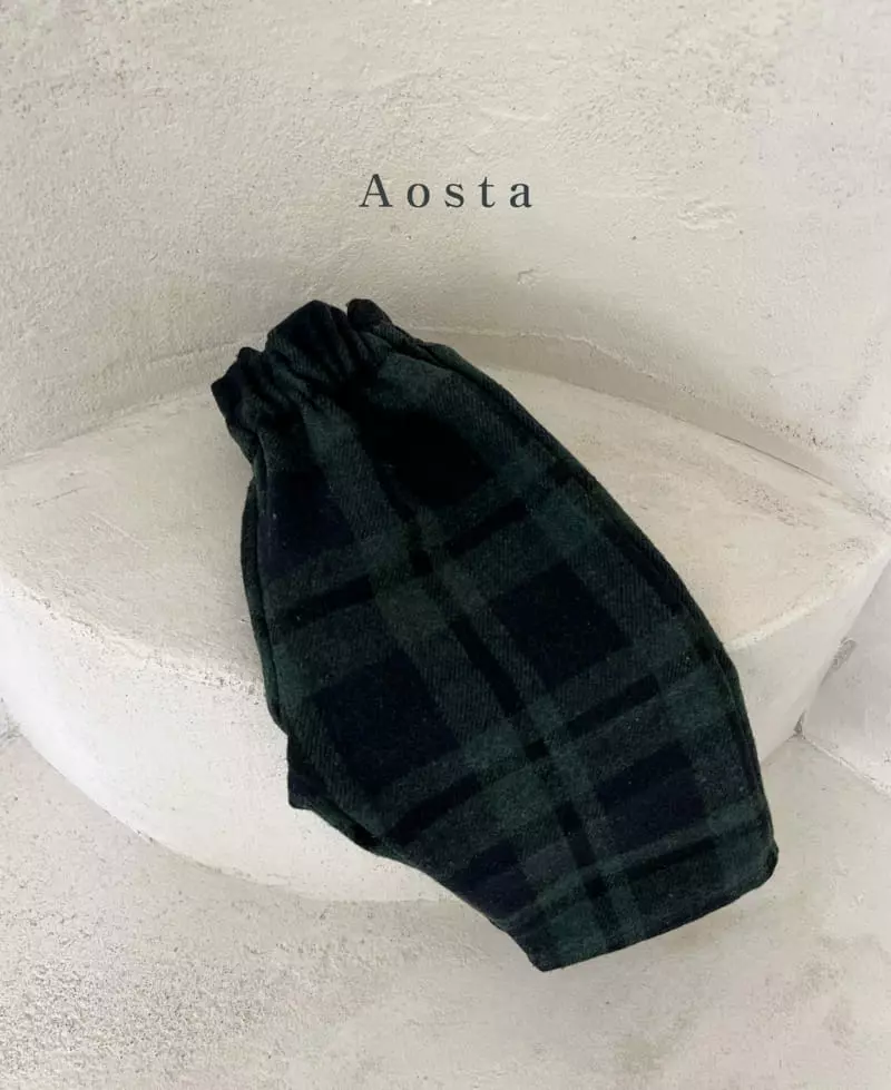 Aosta - Korean Children Fashion - #childofig - Check Pants - 3