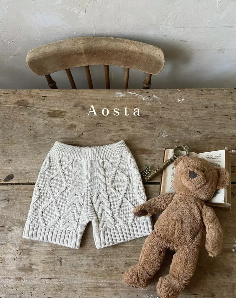 Aosta - Korean Children Fashion - #childofig - Twid Knit Pants - 2