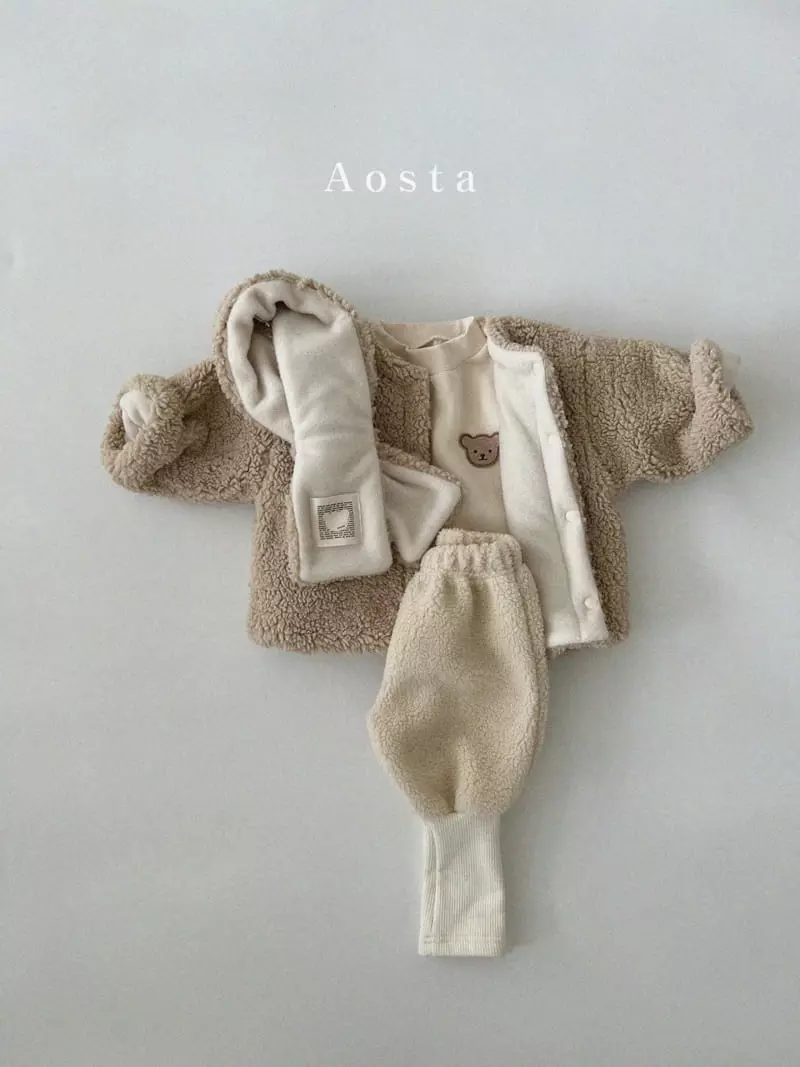 Aosta - Korean Children Fashion - #childrensboutique - Muffler Jacket - 11