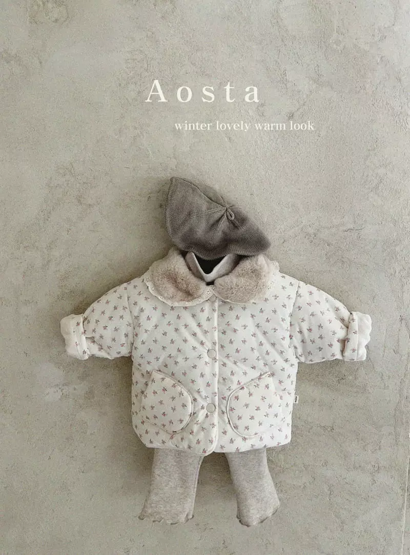Aosta - Korean Children Fashion - #childrensboutique - Camellia Jacket - 10