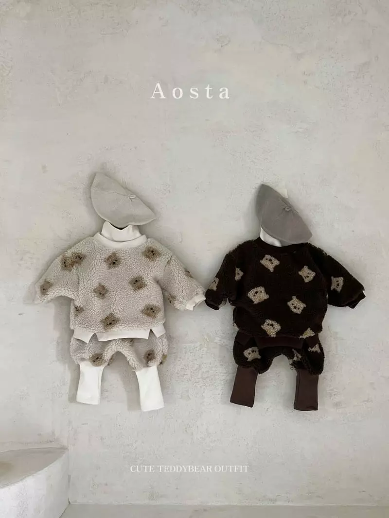 Aosta - Korean Children Fashion - #childrensboutique - Teddy Bear Sweatshirt - 2