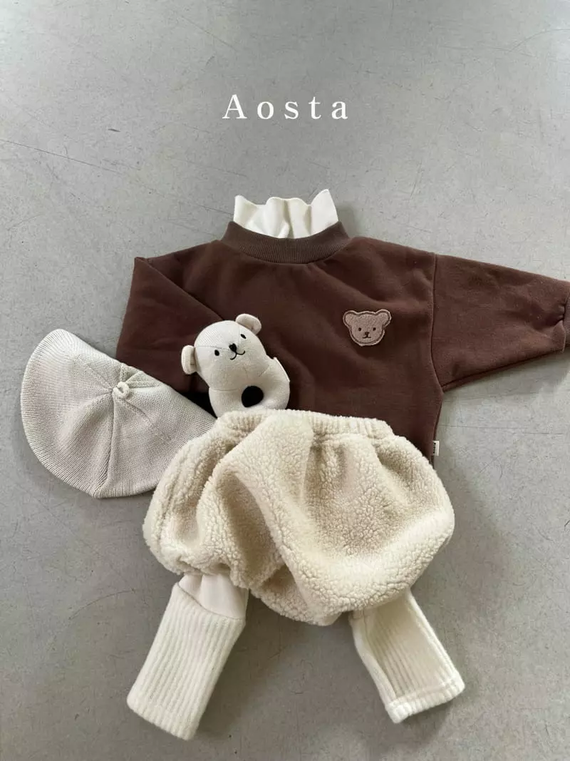 Aosta - Korean Children Fashion - #childrensboutique - Mini Bear Sweatshirt - 11