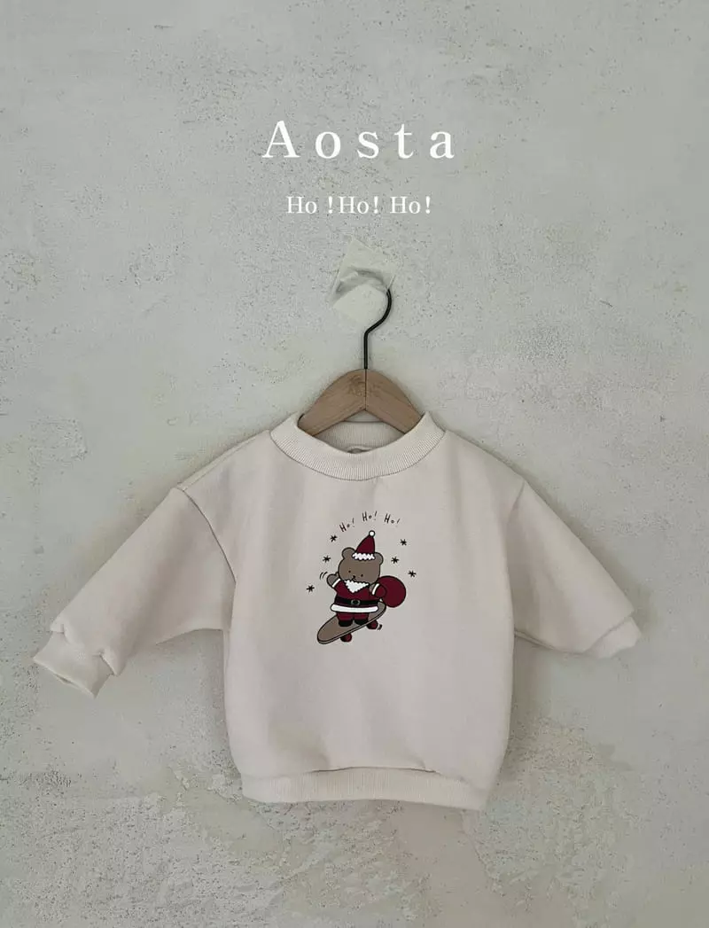 Aosta - Korean Children Fashion - #childrensboutique - Santa Bear Tee - 10