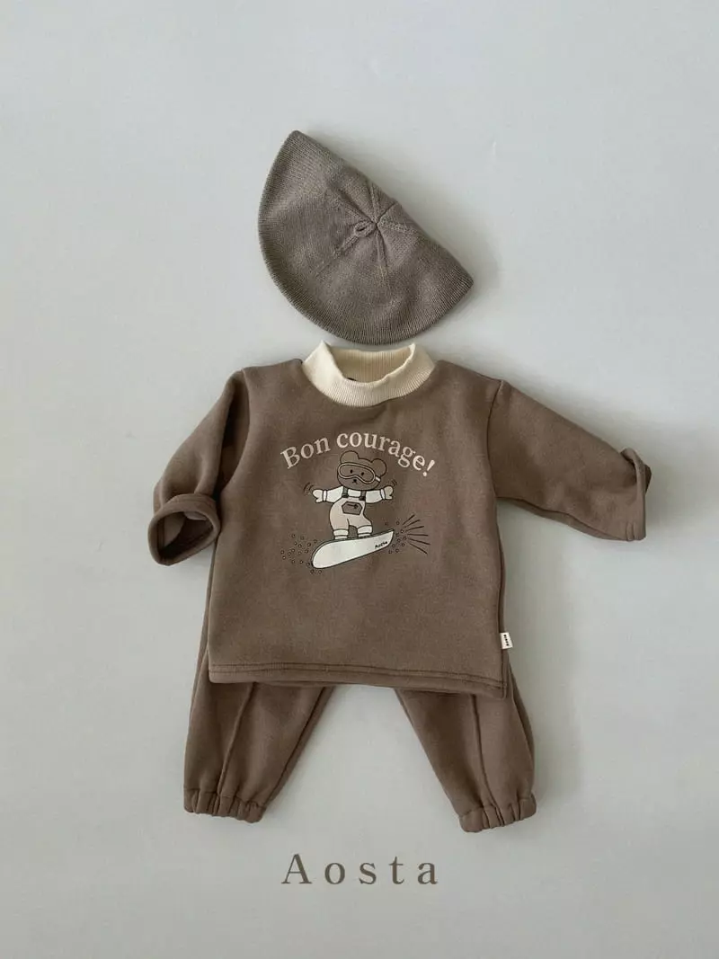 Aosta - Korean Children Fashion - #childrensboutique - Winter Bear CLub Tee - 9