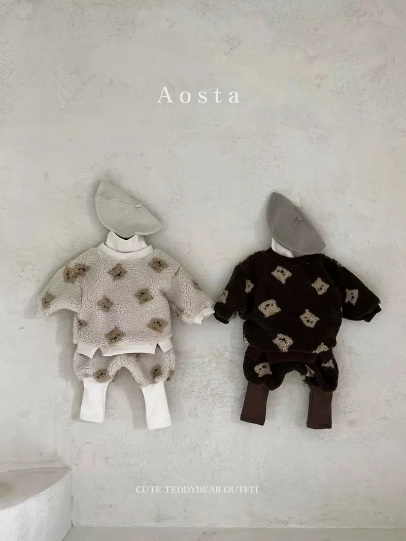 Aosta - Korean Children Fashion - #childrensboutique - Teddy Bear Pants - 7