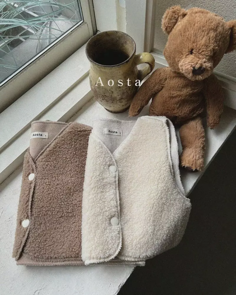 Aosta - Korean Children Fashion - #designkidswear - Mustang Reversible Vest - 3