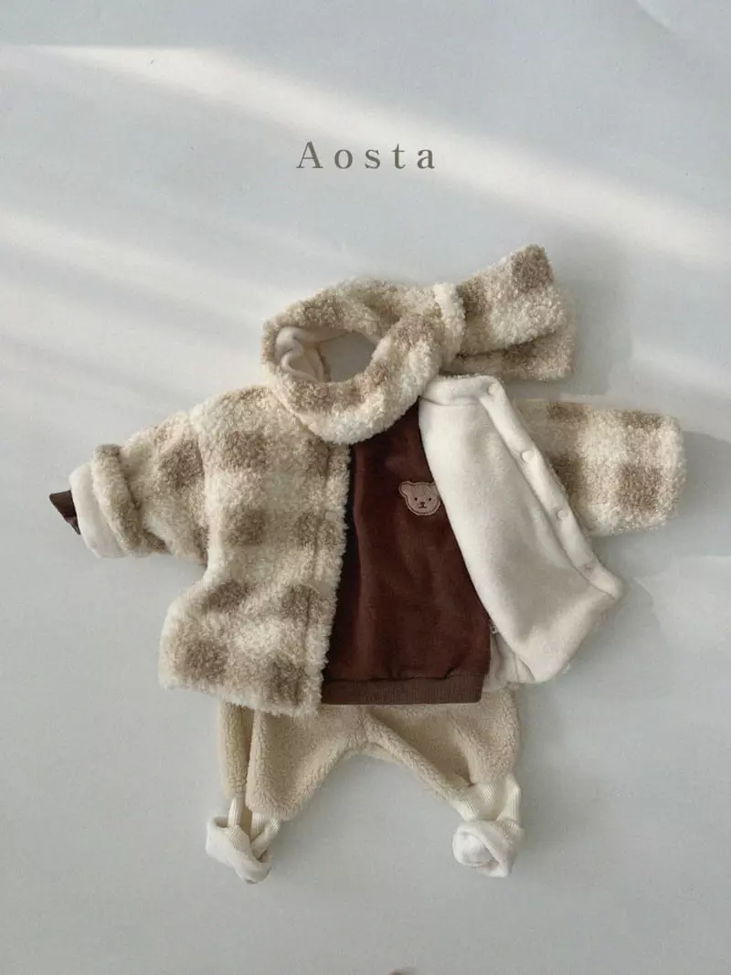 Aosta - Korean Children Fashion - #designkidswear - Muffler Jacket - 12