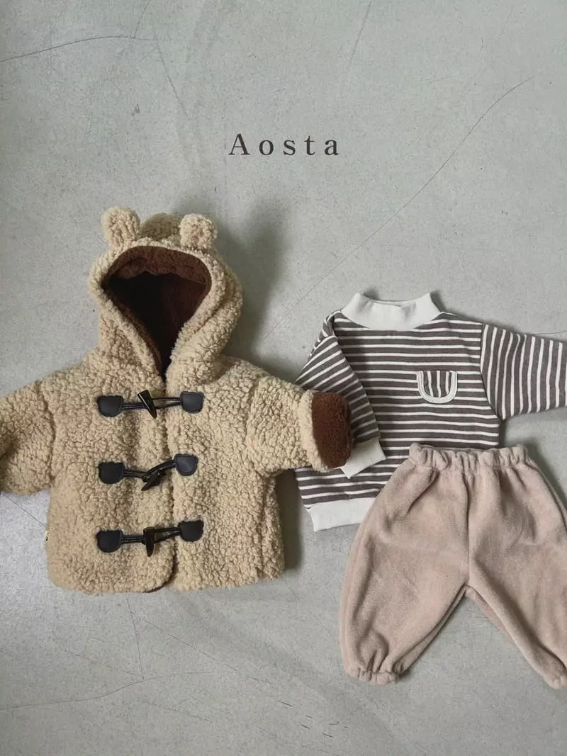 Aosta - Korean Children Fashion - #designkidswear - Bear Jacket - 10