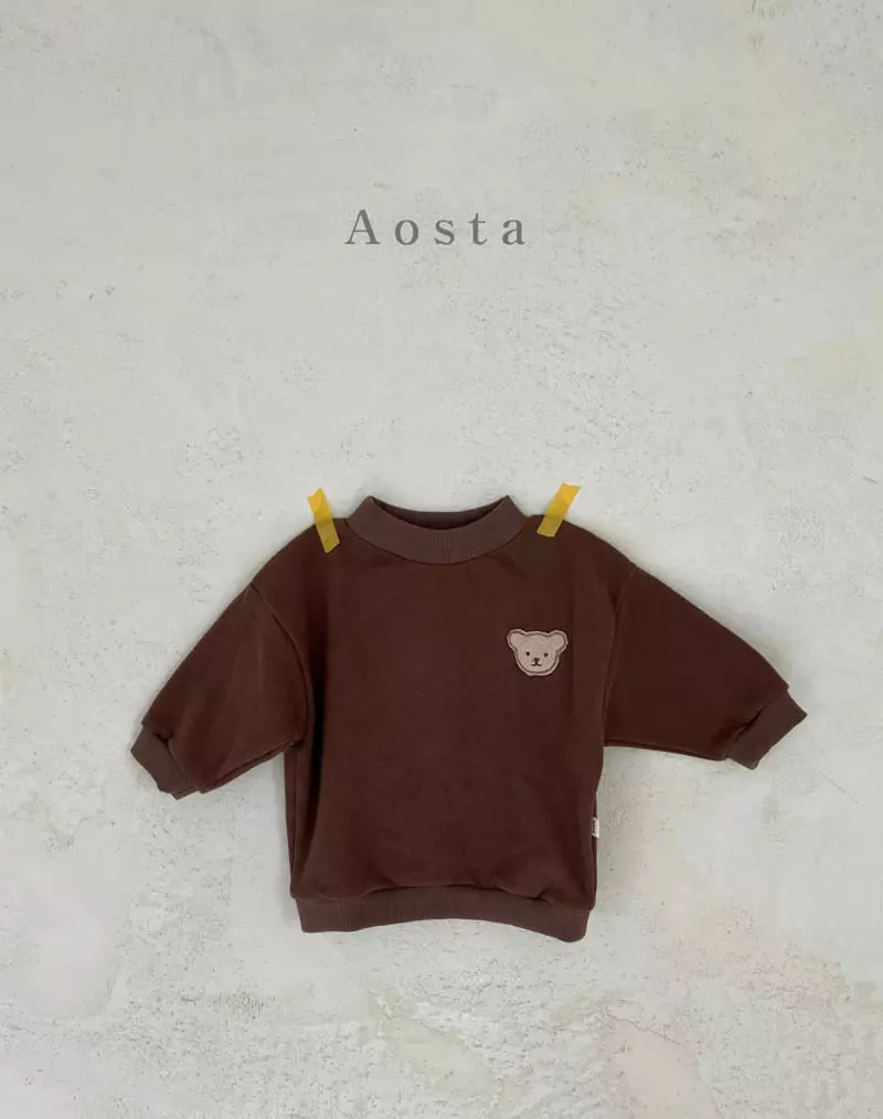 Aosta - Korean Children Fashion - #designkidswear - Mini Bear Sweatshirt - 12