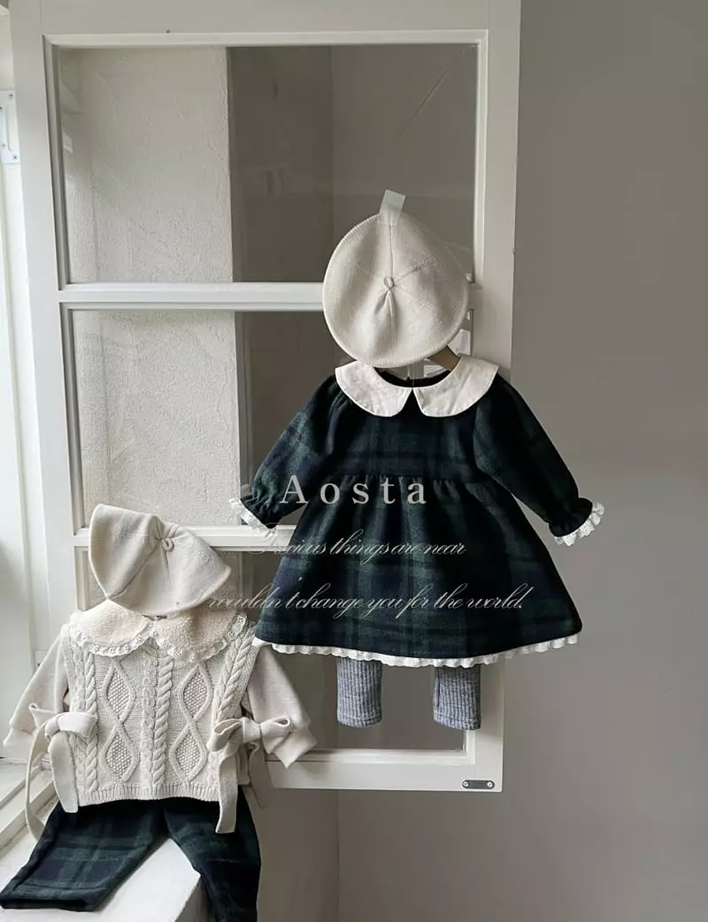 Aosta - Korean Children Fashion - #designkidswear - Check Pants - 5