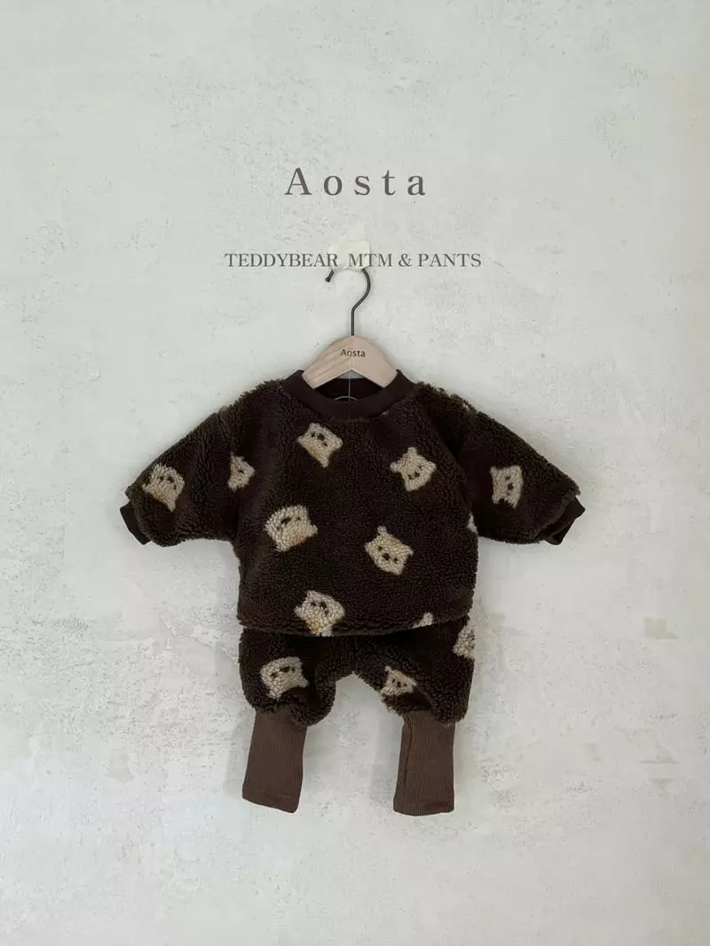 Aosta - Korean Children Fashion - #discoveringself - Teddy Bear Pants - 9