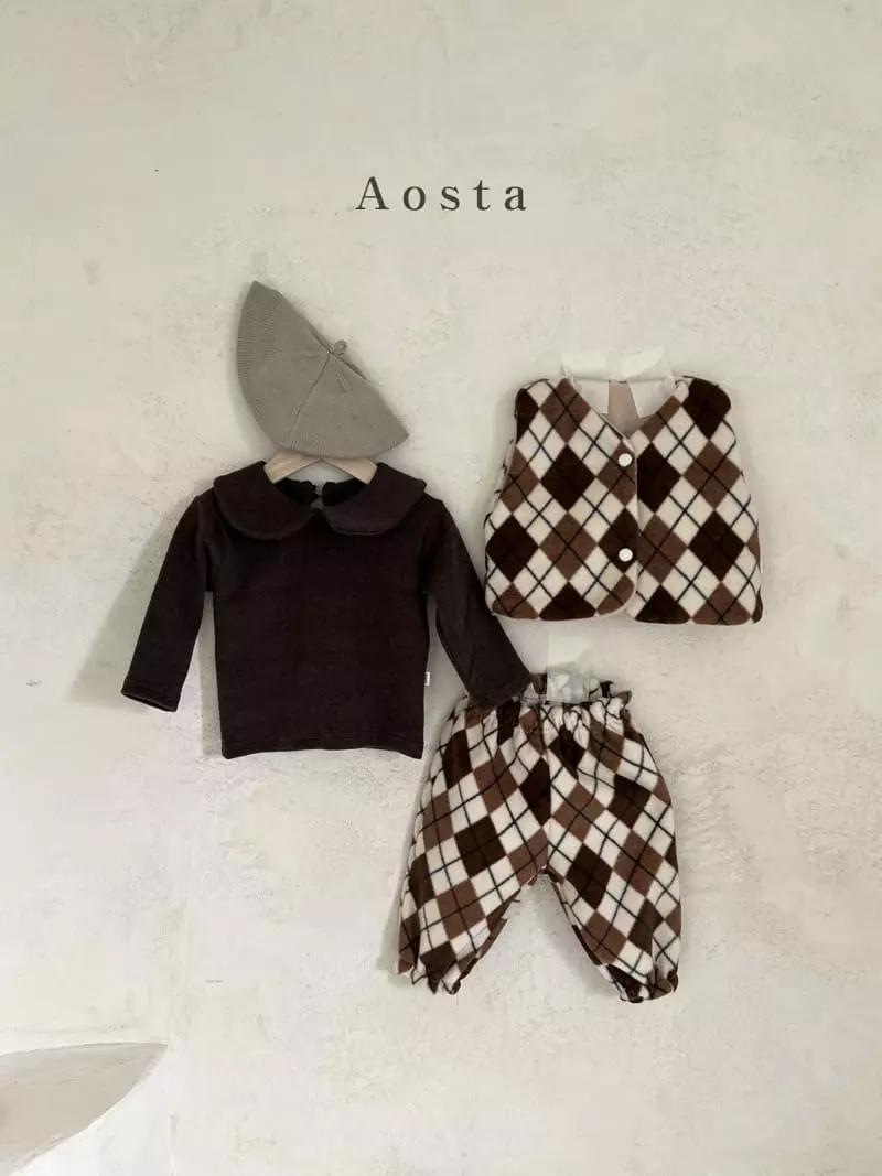 Aosta - Korean Children Fashion - #fashionkids - Cloud Reversible Vest - 4
