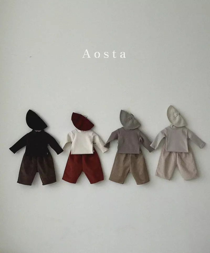Aosta - Korean Children Fashion - #kidsshorts - Daily Turtleneck Tee - 3