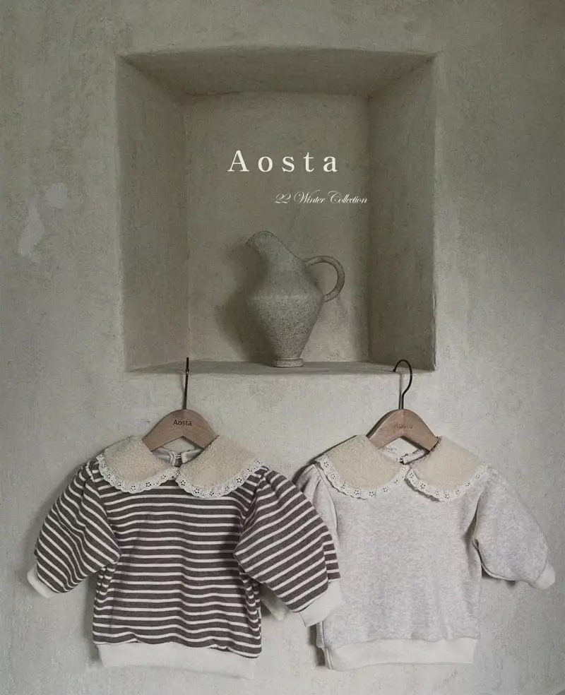 Aosta - Korean Children Fashion - #kidsshorts - Bam Frill Sweatshirt