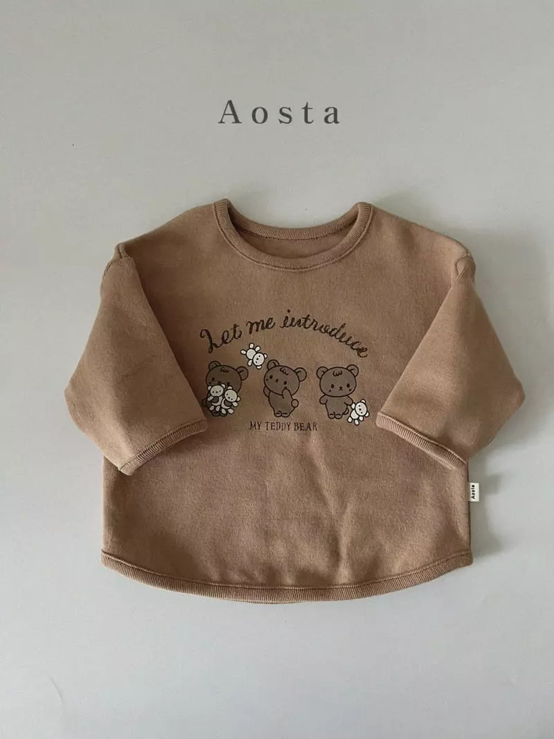 Aosta - Korean Children Fashion - #fashionkids - Bear Three Tee - 4