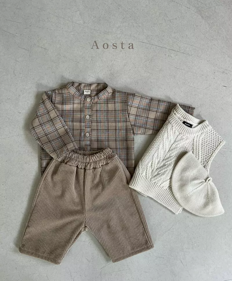 Aosta - Korean Children Fashion - #kidsshorts - Rib PAnts - 9