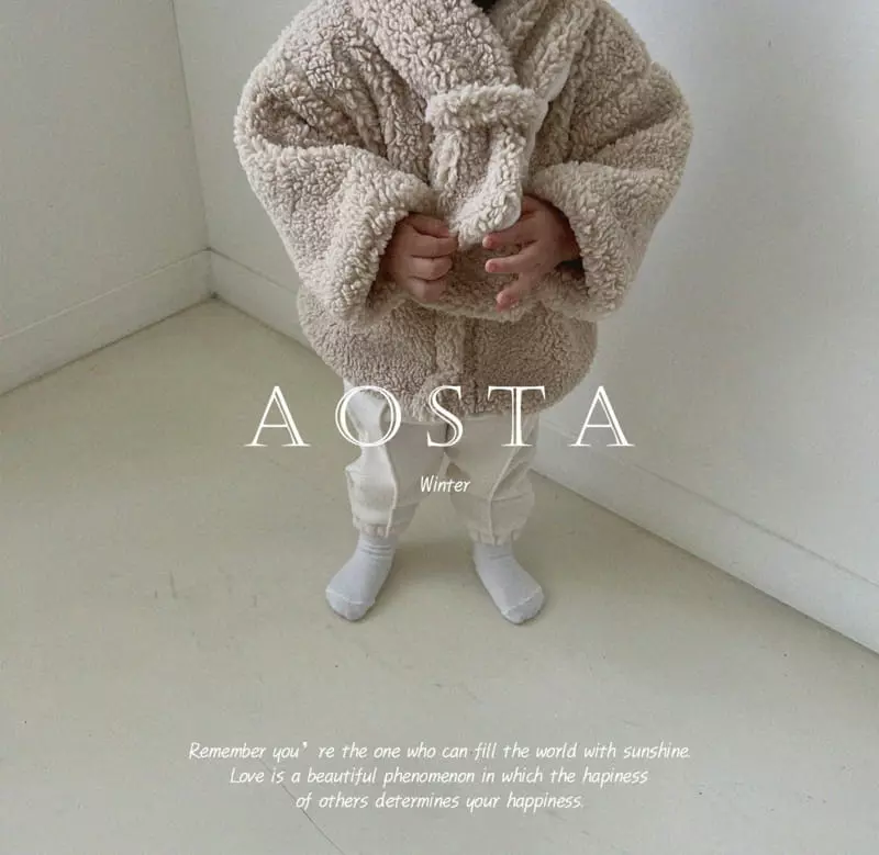 Aosta - Korean Children Fashion - #kidsstore - Muffler Jacket - 2