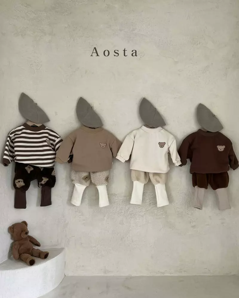 Aosta - Korean Children Fashion - #kidsstore - Teddy Bear Pants - 12