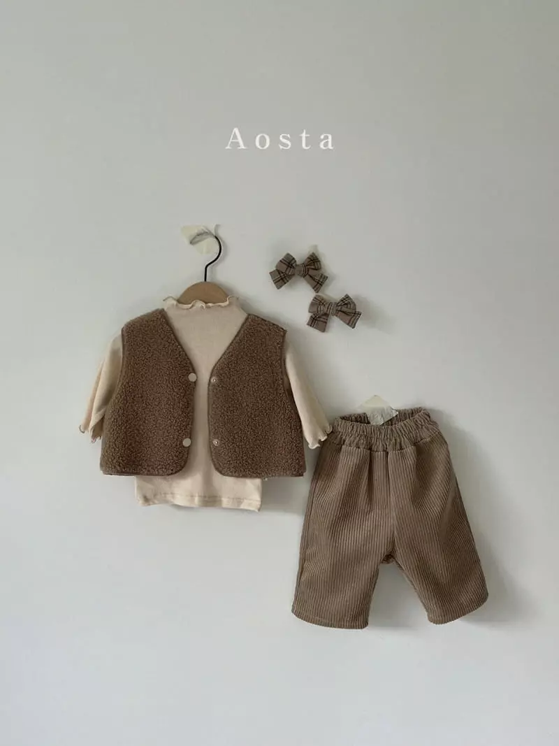 Aosta - Korean Children Fashion - #kidzfashiontrend - Mustang Reversible Vest - 8