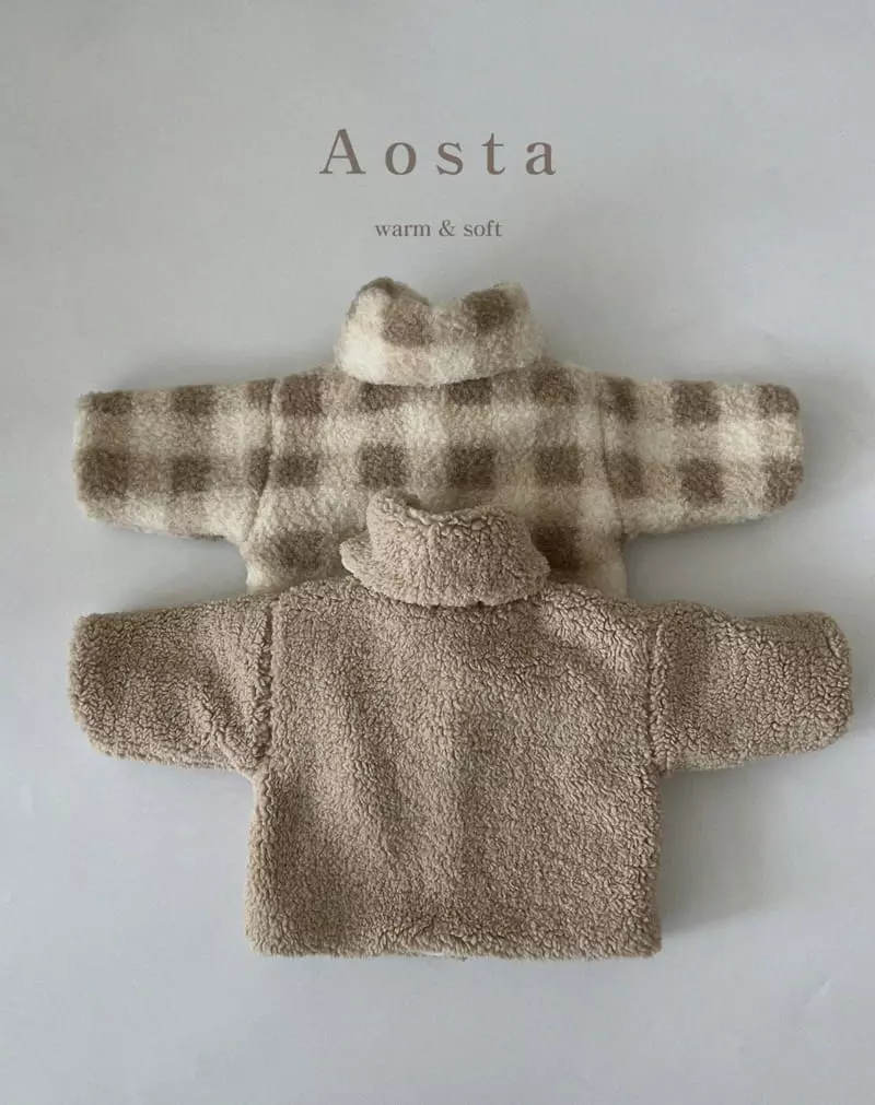 Aosta - Korean Children Fashion - #kidzfashiontrend - Muffler Jacket - 3