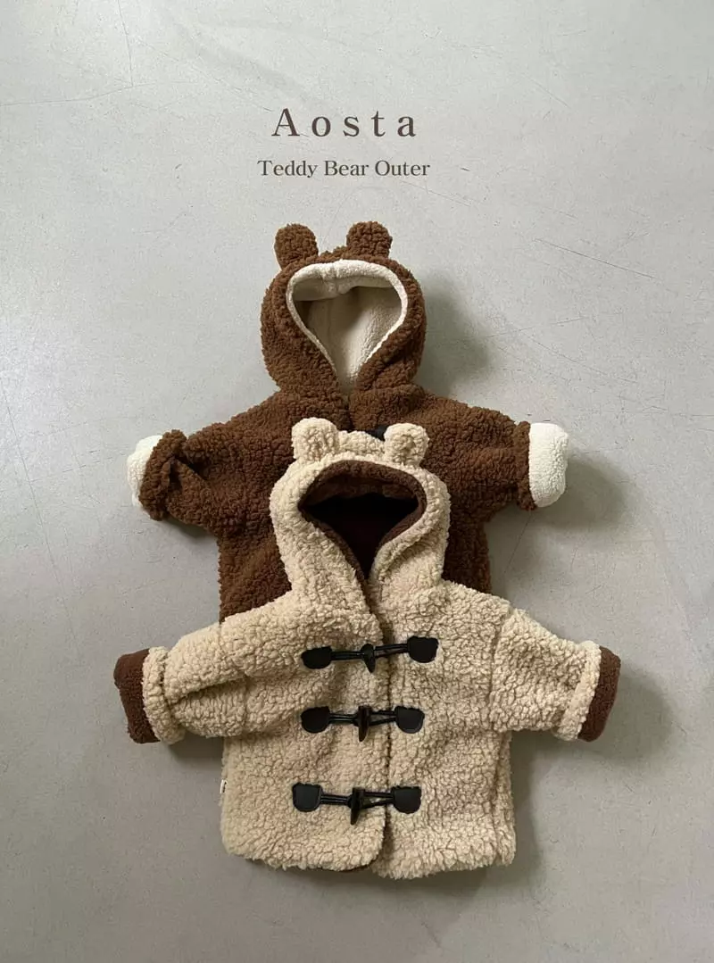 Aosta - Korean Children Fashion - #kidzfashiontrend - Bear Jacket