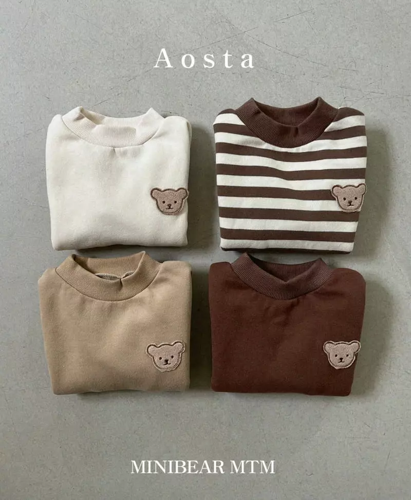 Aosta - Korean Children Fashion - #kidzfashiontrend - Mini Bear Sweatshirt