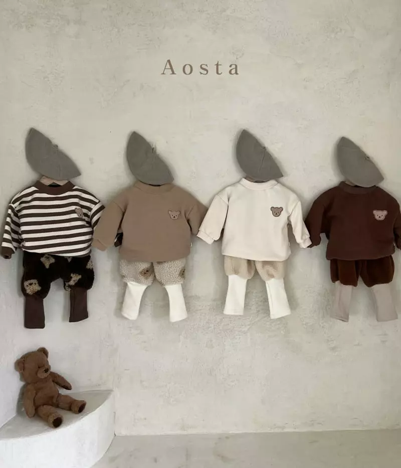 Aosta - Korean Children Fashion - #littlefashionista - Mini Bear Sweatshirt - 3