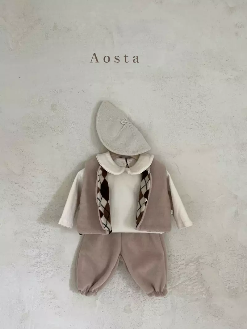 Aosta - Korean Children Fashion - #magicofchildhood - Cloud Reversible Vest - 9