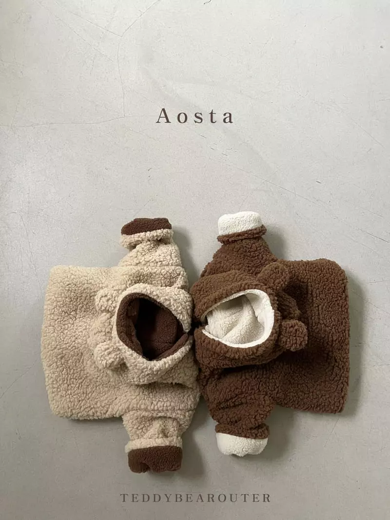 Aosta - Korean Children Fashion - #littlefashionista - Bear Jacket - 4