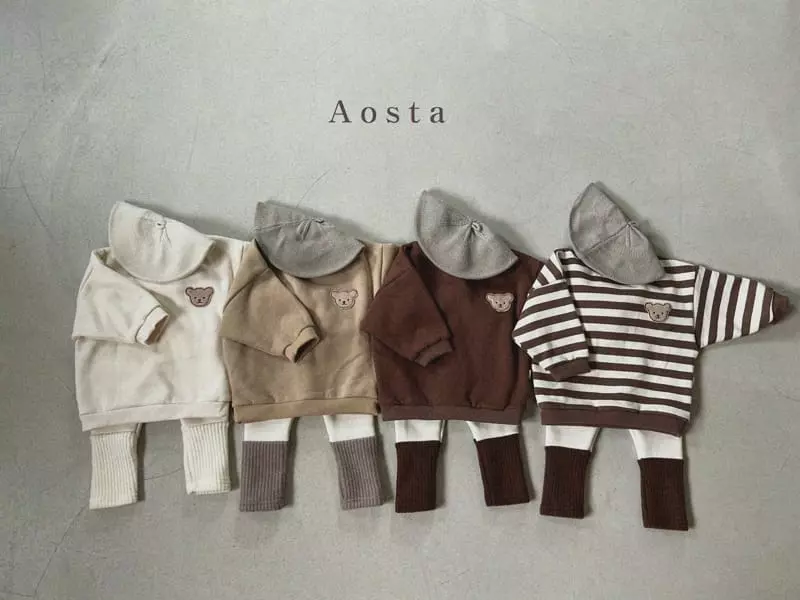Aosta - Korean Children Fashion - #littlefashionista - Mini Bear Sweatshirt - 4