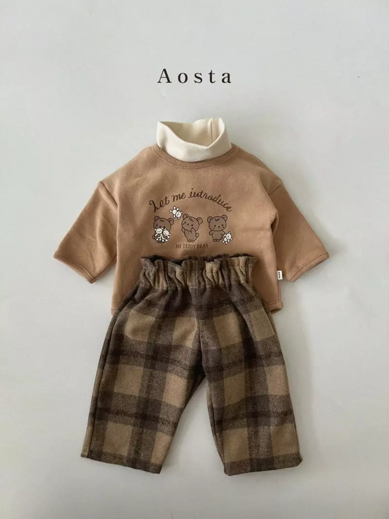 Aosta - Korean Children Fashion - #magicofchildhood - Bear Three Tee - 9