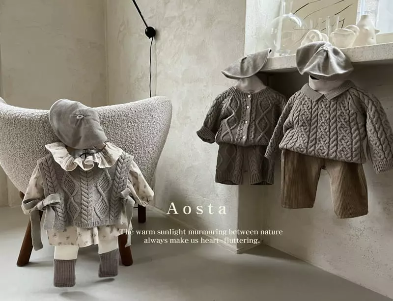 Aosta - Korean Children Fashion - #minifashionista - Twid Knit Cardigan - 8