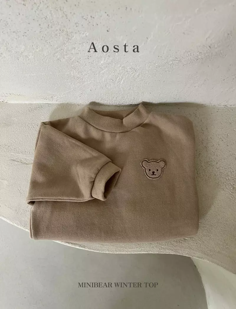 Aosta - Korean Children Fashion - #minifashionista - Mini Bear Sweatshirt - 5