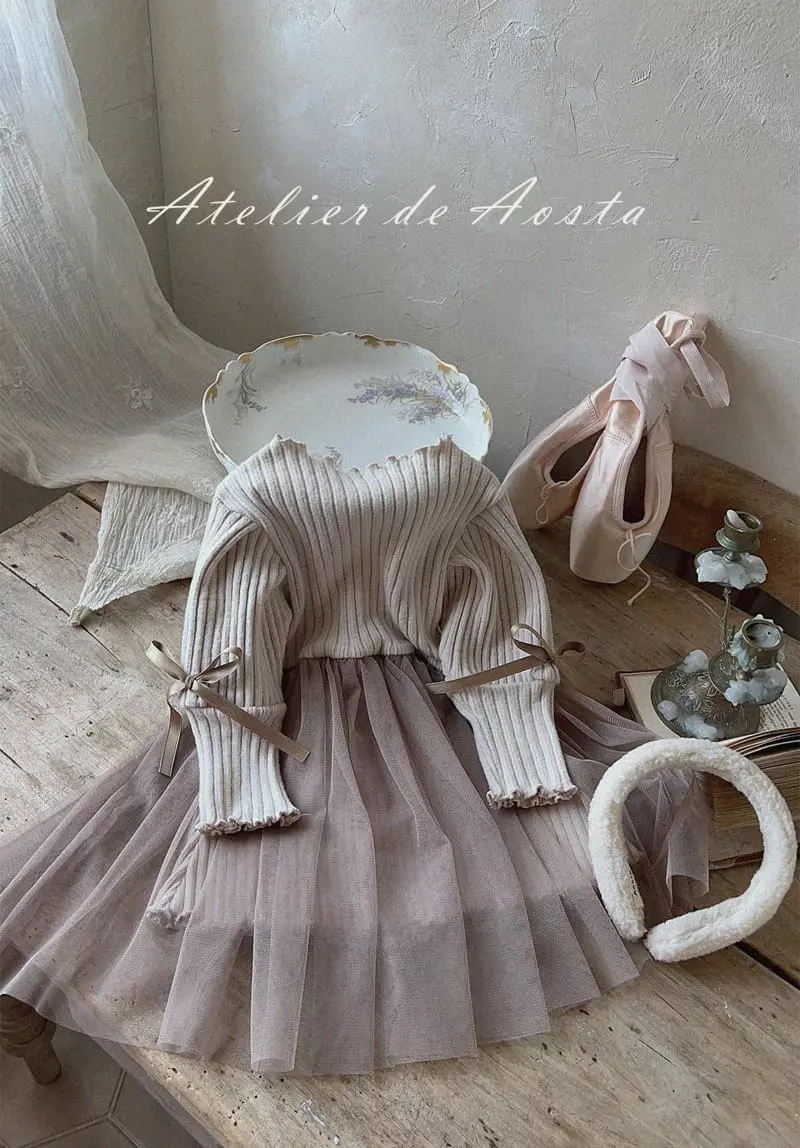 Aosta - Korean Children Fashion - #minifashionista - Camellia One-piece - 3