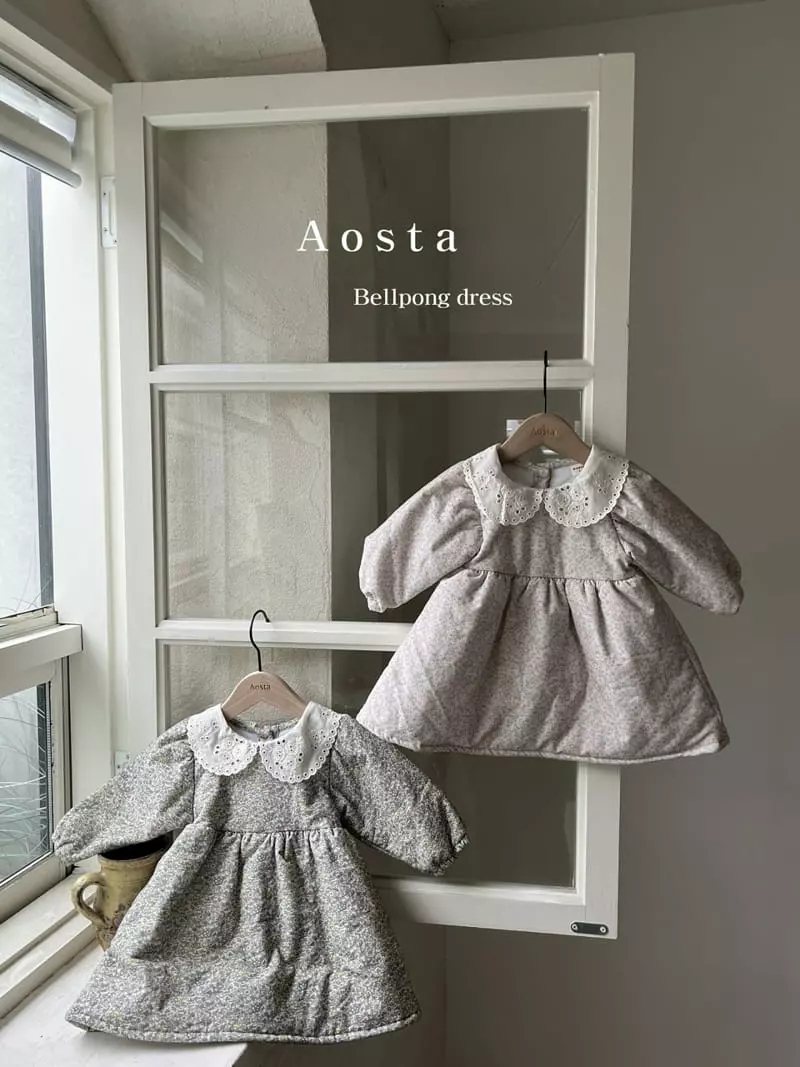 Aosta - Korean Children Fashion - #minifashionista - Bell Pong One-piece