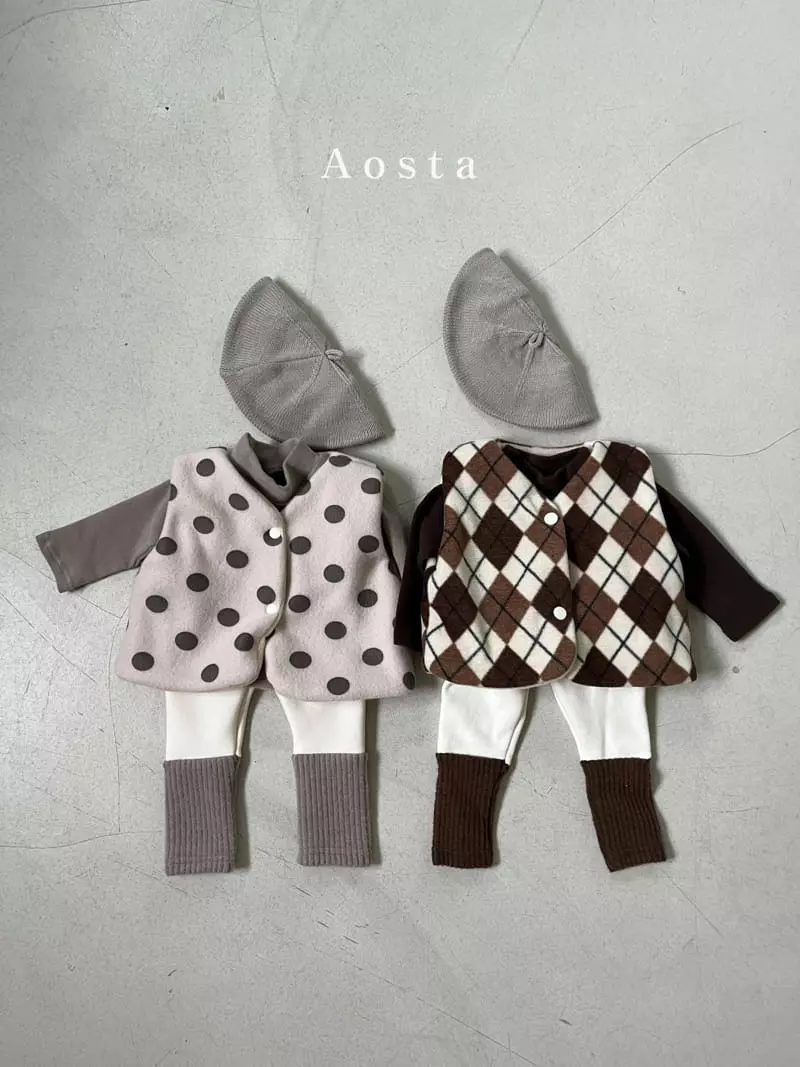 Aosta - Korean Children Fashion - #prettylittlegirls - Cloud Reversible Vest - 11